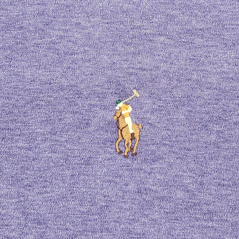 Polo Ralph Lauren Shirt Mens 2XL XXL Purple Classic Fit Prppy Old Money Stretch - Picture 4 of 11